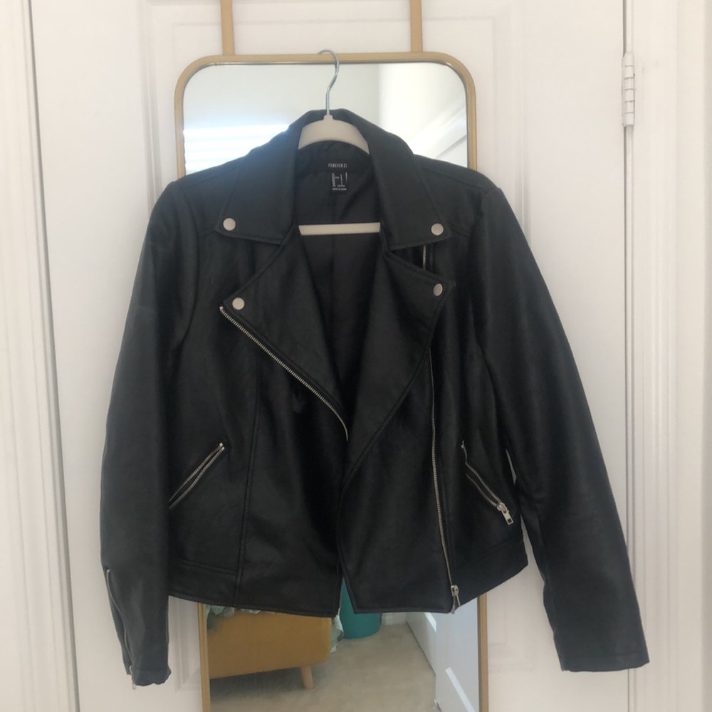 Faux Leather Jacket